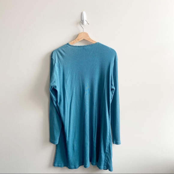 Spiegel Vintage Teal Cardigan Women's Large - Picture 5 of 5
